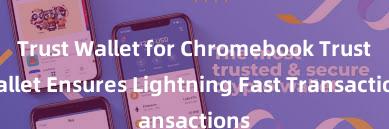 Trust Wallet for Chromebook Trust Wallet Ensures Lightning Fast Transactions